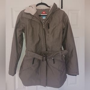 Women's Belted Columbia Omni Heat Jacket
